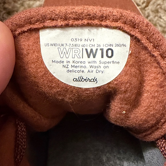 Allbirds Wool Runner women’s size 10 - Picture 6 of 6
